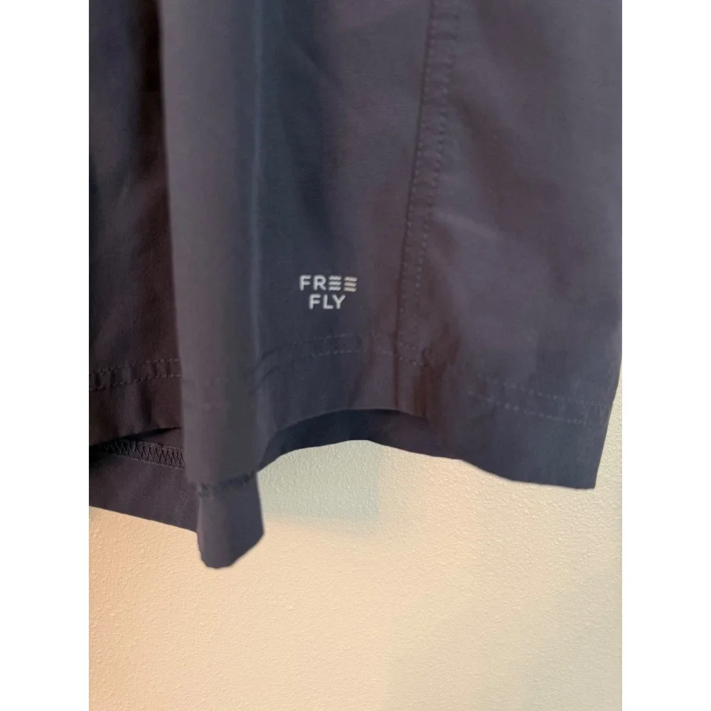 Free Fly Breeze Pull On Shorts XXL Gray Fog Athletic Stretch 8
